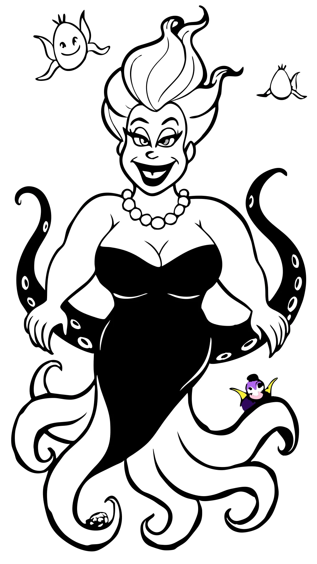 ursula coloring page